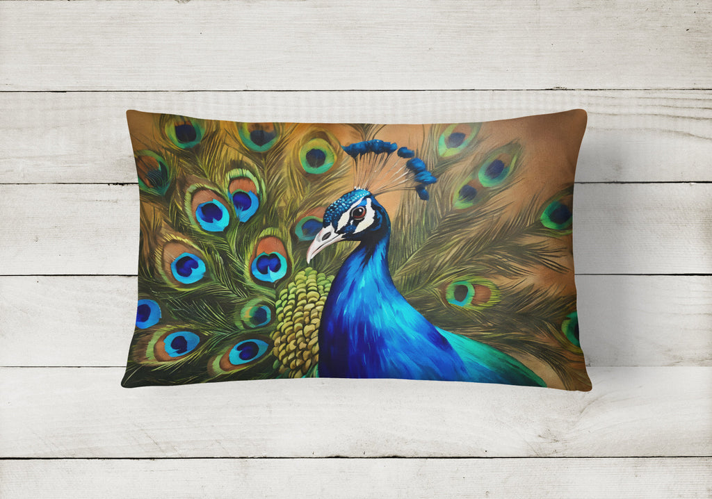 Peacock Throw Pillow DAC3255PW1216