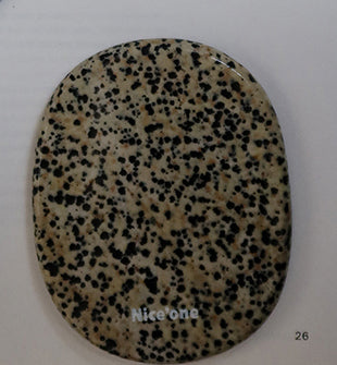 Round Natural Stone Coaster – Nordic Style Decor